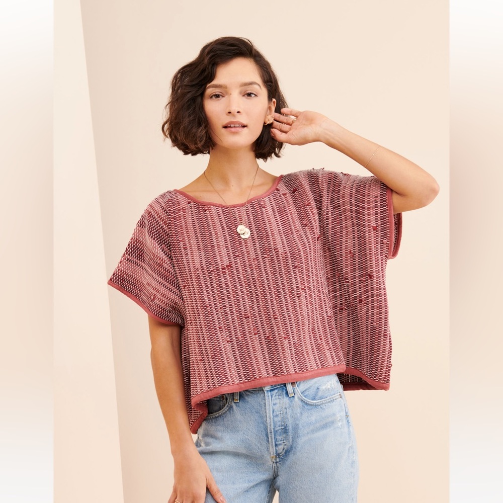 Tonle woven top